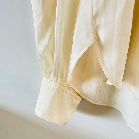 Zadig & Voltaire Telia Satin V-Neck Blouse - Picture 6 of 9